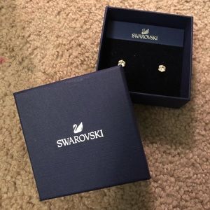 SWAROVSKI Hexa Stud Earrings